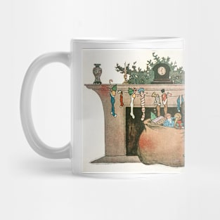 Vintage Christmas Scene Mug